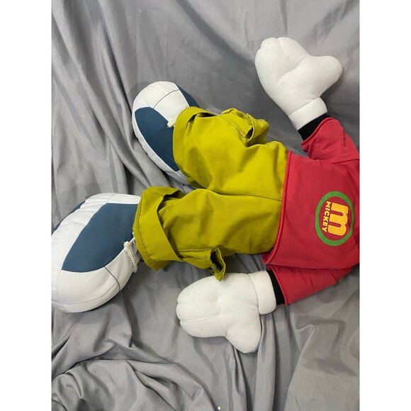 2000 Mattel Jumbo MICKEY MOUSE Fisher-Price Stuffed Plush Toy Disney 25in Large - Picture 6 of 12